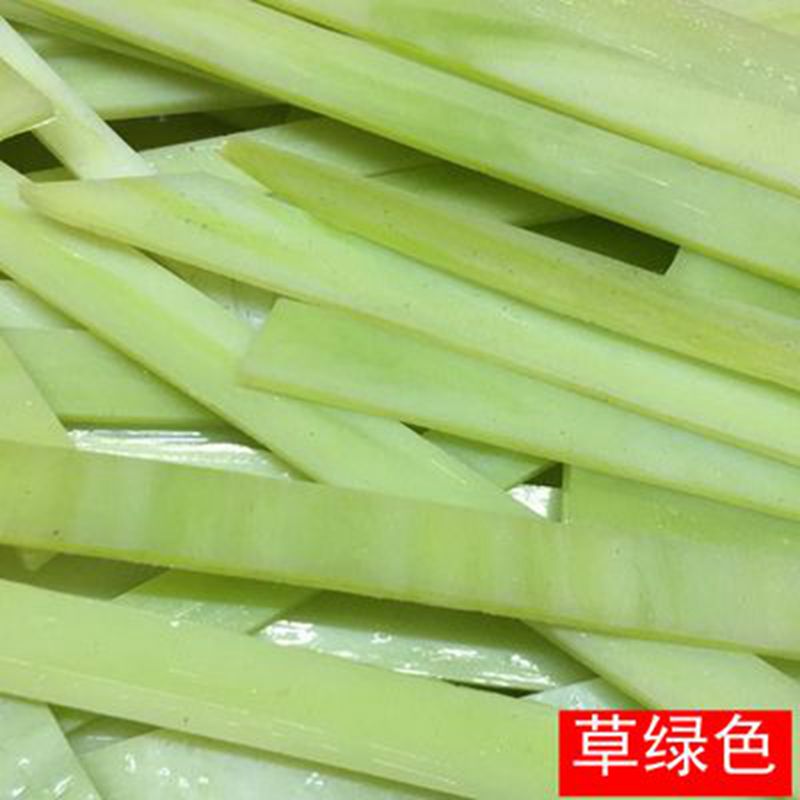 200g DIY Multicolor Mosaic Inlay Tiles Wall Handmade Materials Glass Long Mosaic Piece Regular Collage Craft ZXY9821: Color 7