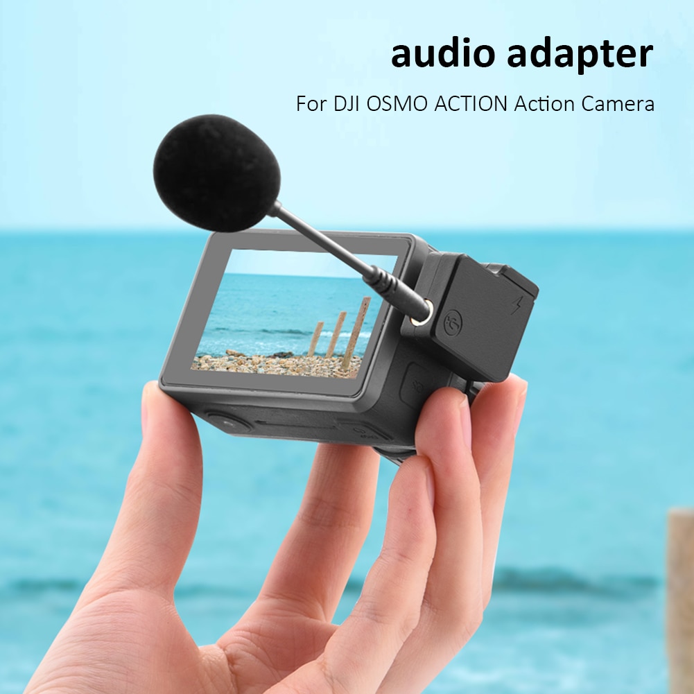 Microfoon Adapter Usb C Man-vrouw 3.5Mm Installa Verwijder Handig Eenvoudige Voor Dji Osmo Action Accessoires