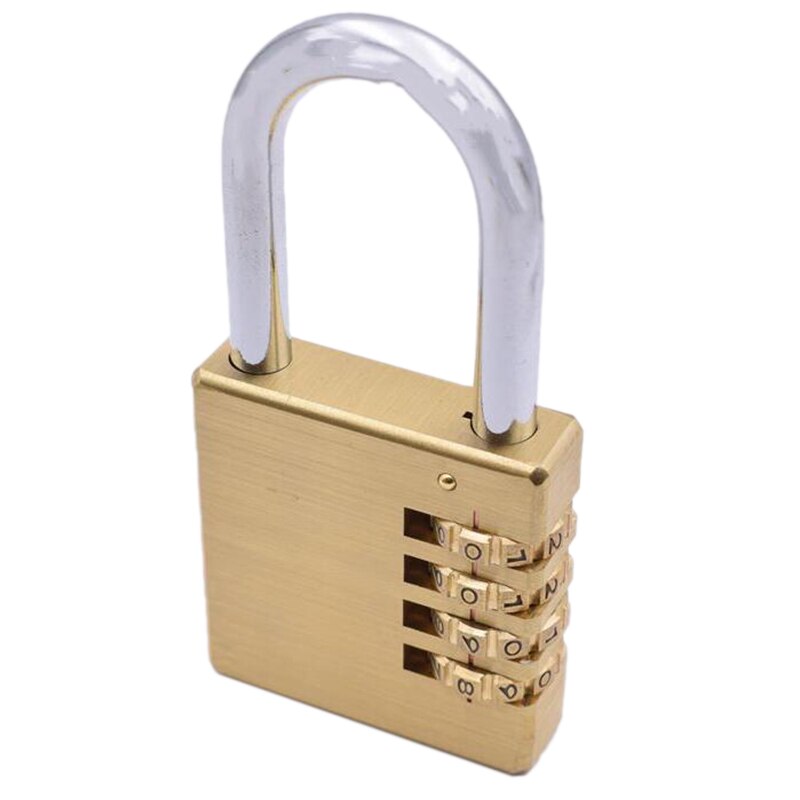 Locker Room Padlock Solid Brass Lock Digital Password Cabinet Door Drawer Lock