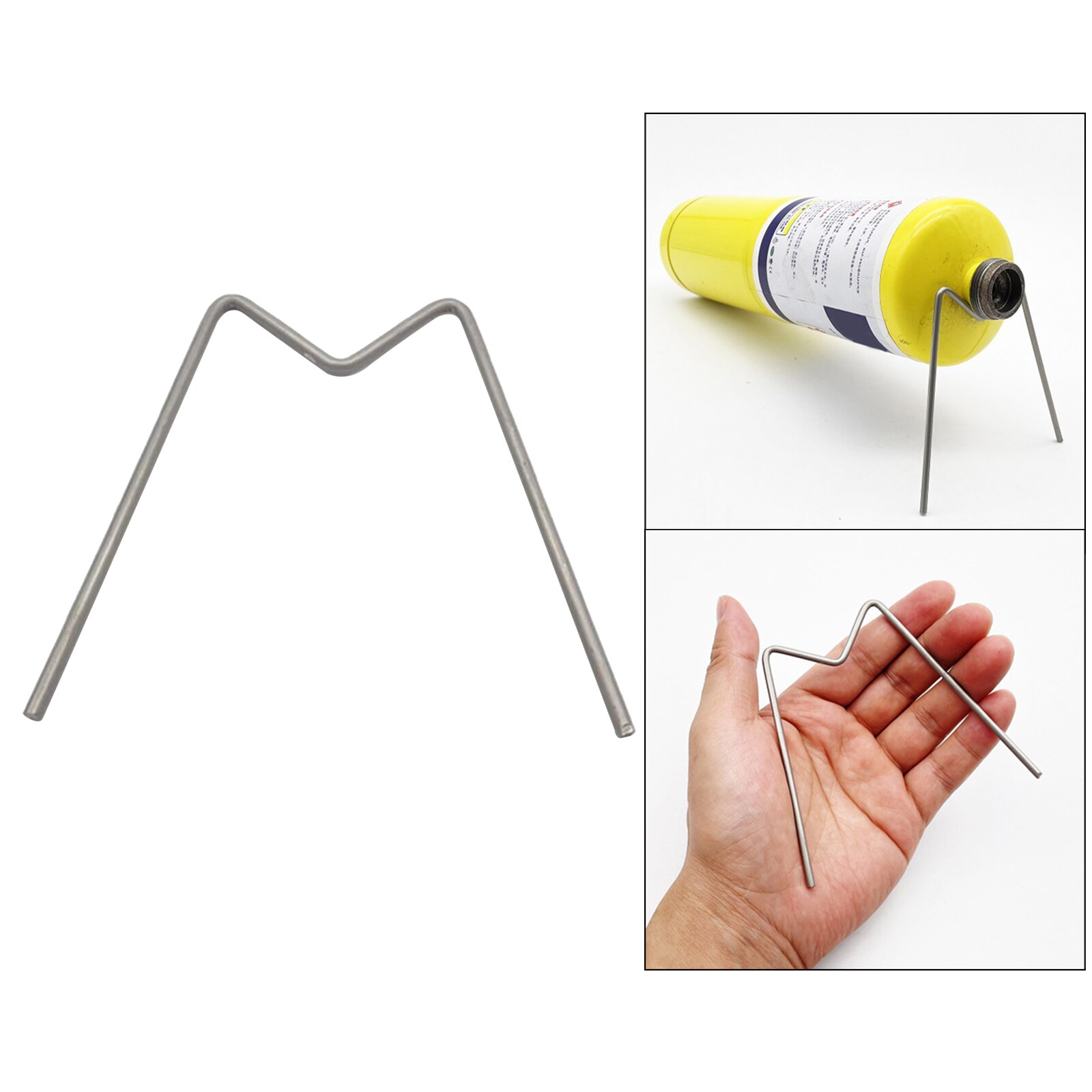 Outdoor Gas Tank Stand Hiking Canister Holder 1lbs Propane Cylinders Bracket