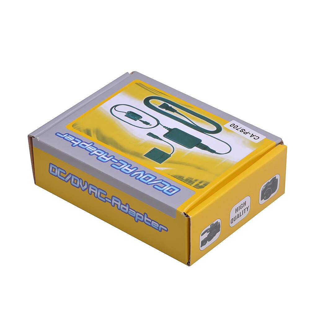 CA-PS700 PS700 Power AC Adapter for Canon Cameras EOS Kiss Digital Powershot S1 S2 S3 S5 SX1 SX10 SX20 IS Elura 50 60 65 70 80.