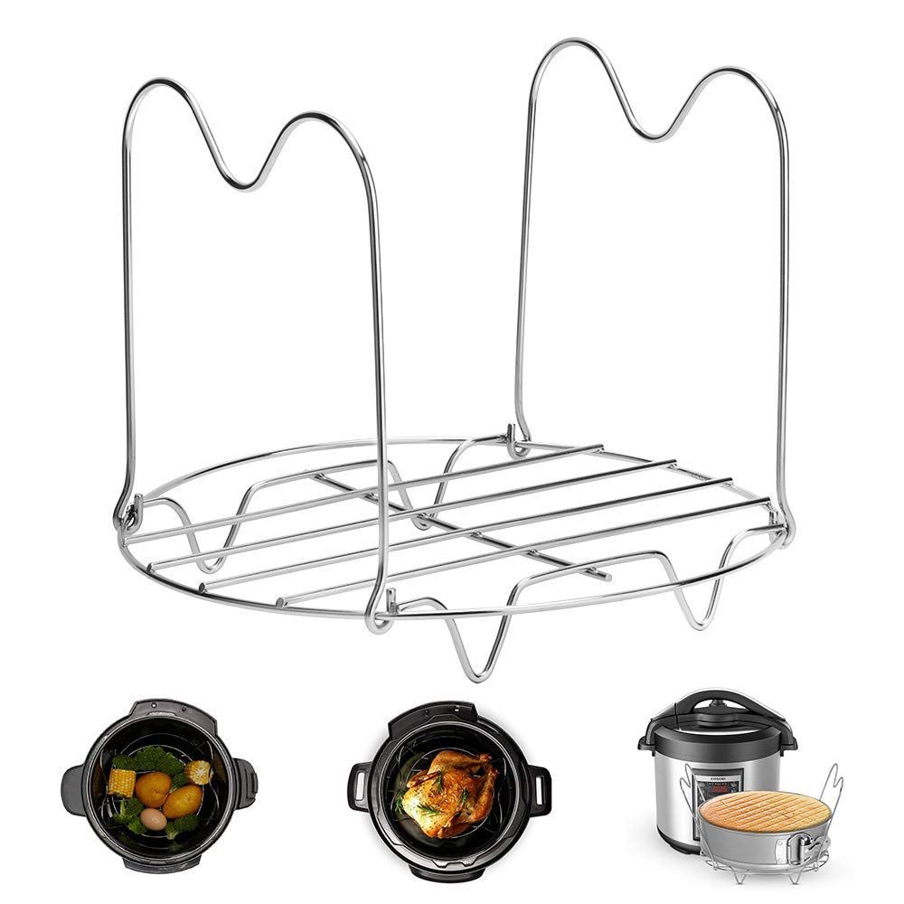 ! Instant Pot Onderzetter met Handvatten voor 6 of 8 Quart Instant Pot Accessoires Rvs Snelkookpan Trivet