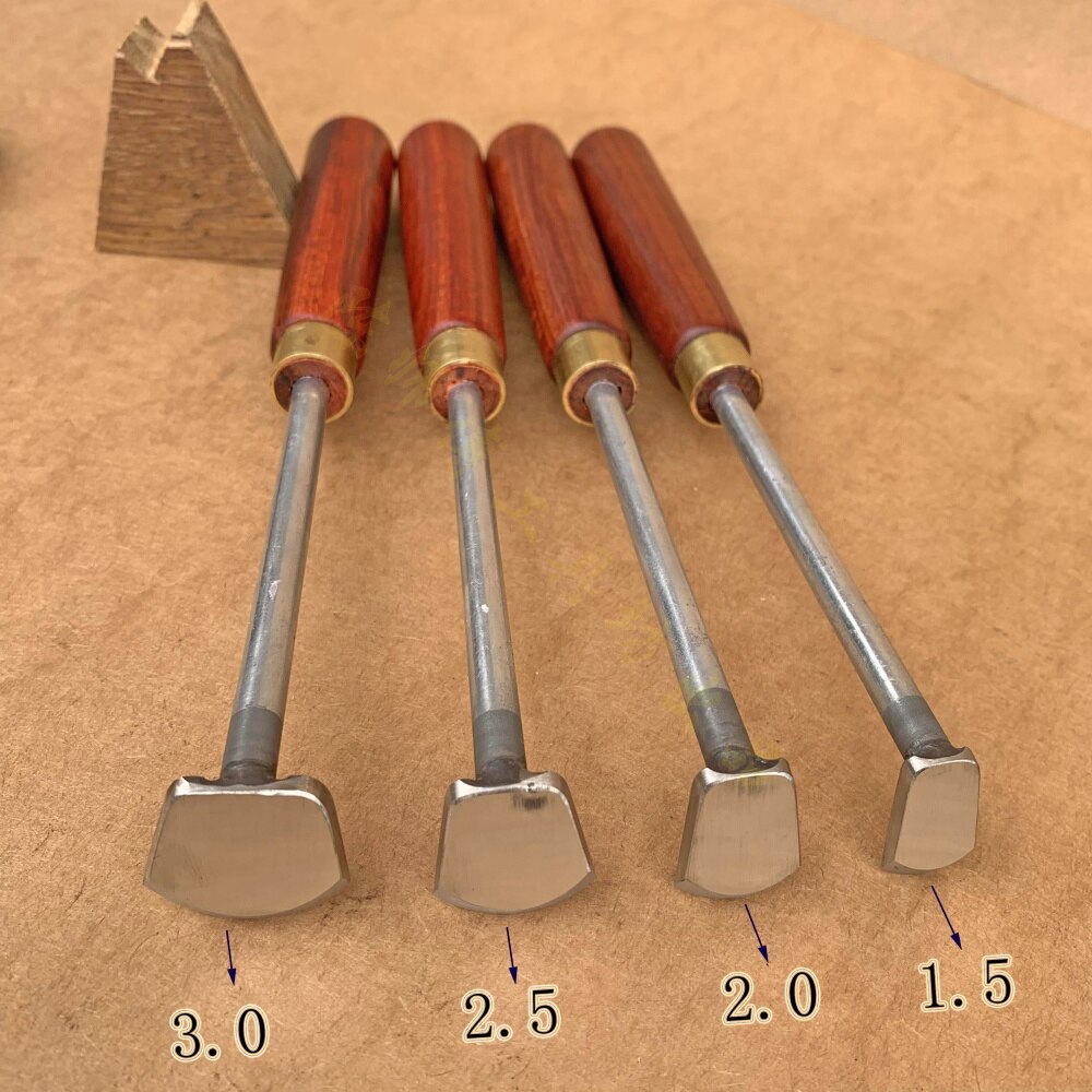 Woodworking Scraping Tool Flat Blade Arc Blade Scraper Shovel Deburring Tools Durable Wood polishing Leveling Carpenter Tools: 4PC Arc Blade long