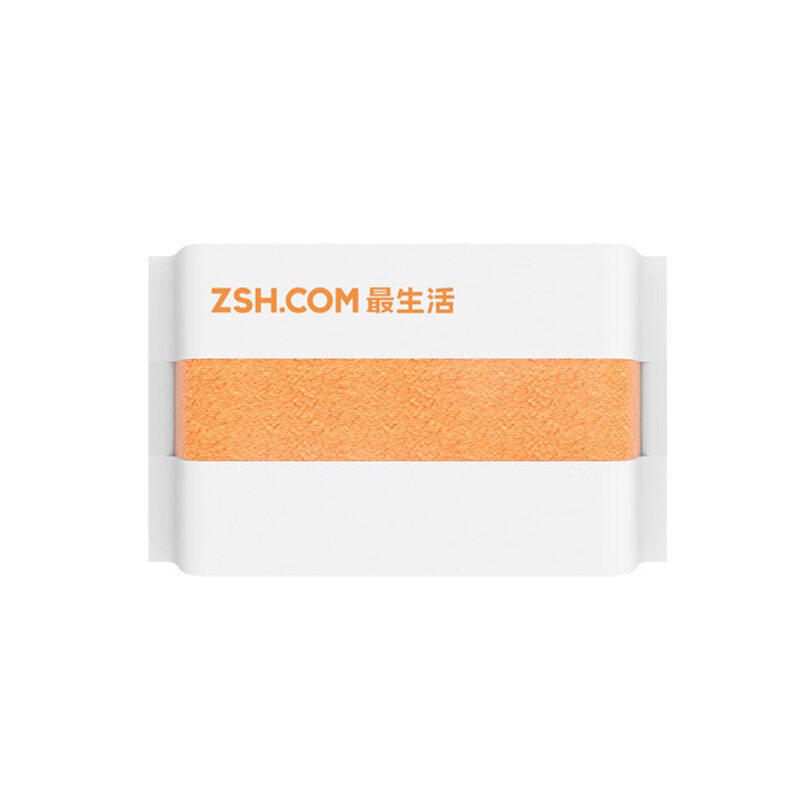 Original Xiaomi ZSH Polyegiene Antibacterical Towel 100% Cotton 5 Colors Highly Absorbent Bath Face Hand Towel Young Series: Orange