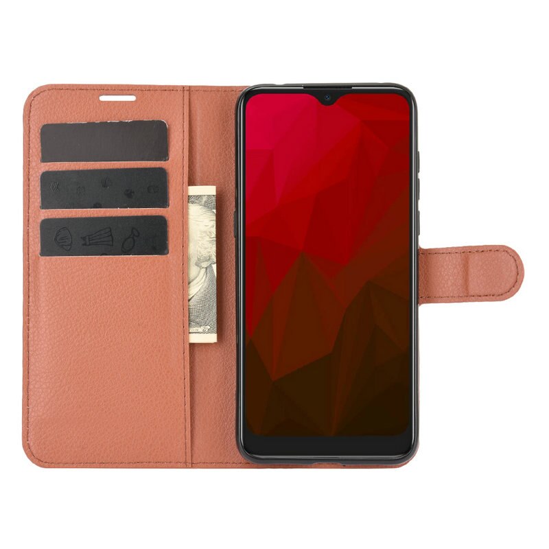 Para Vodafone Smart V11 funda abatible de cuero para Vodafone Smart V11 funda de teléfono con soporte