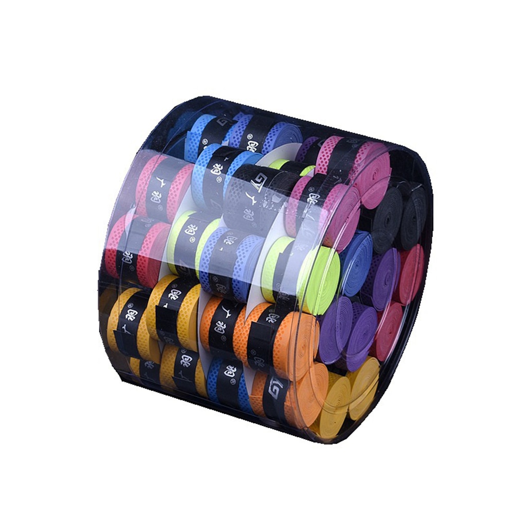 60Pcs Universele Racket Overgrip Padel Tape Badminton Over Grips Anti-Slip Zweet Geabsorbeerd Wraps Zweetband