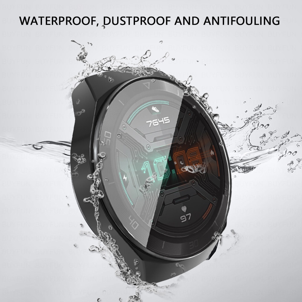 For Huawei GT2e Watch Silicone Case Plating Soft Screen Protector cover For huawei Watch GT2e GT 2e band SmartWatch accessories