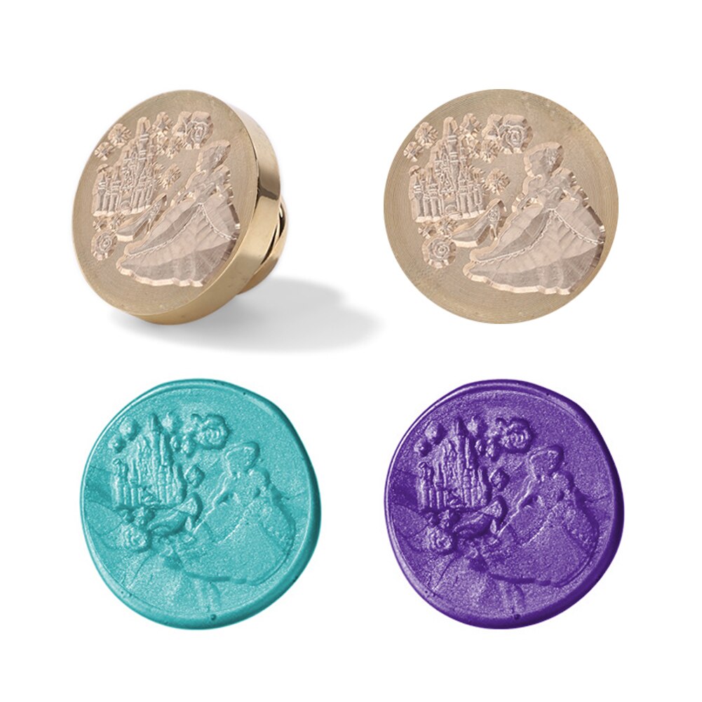 Retro Brand Verf Metalen Lakzegel Postzegels Houten Handvat Planten Patroon Diy Trouwkaarten Decoratie Verjaardag Kaart Seal Stempel: 01