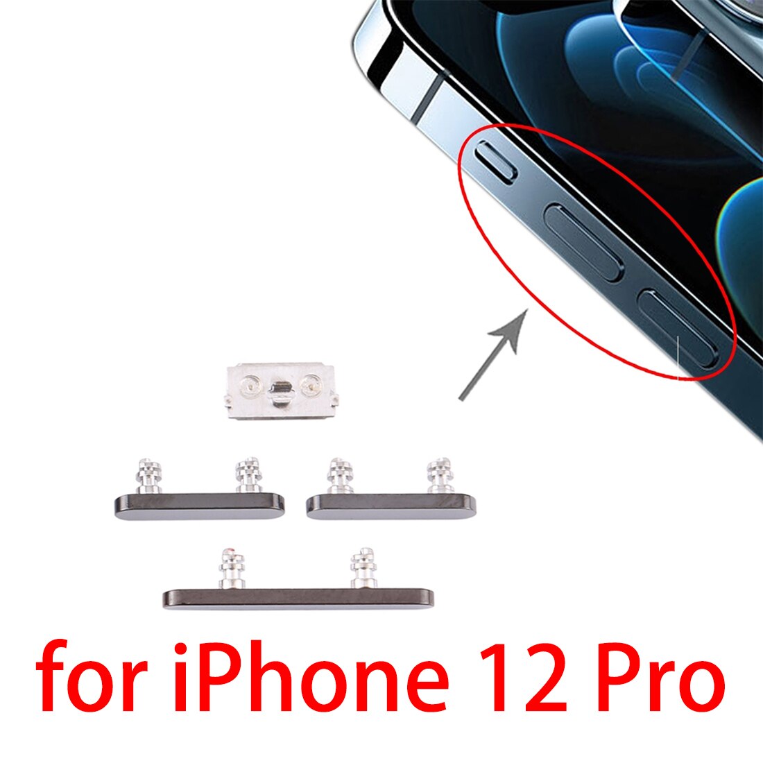 Power Button and Volume Control Button for iPhone 12 Pro