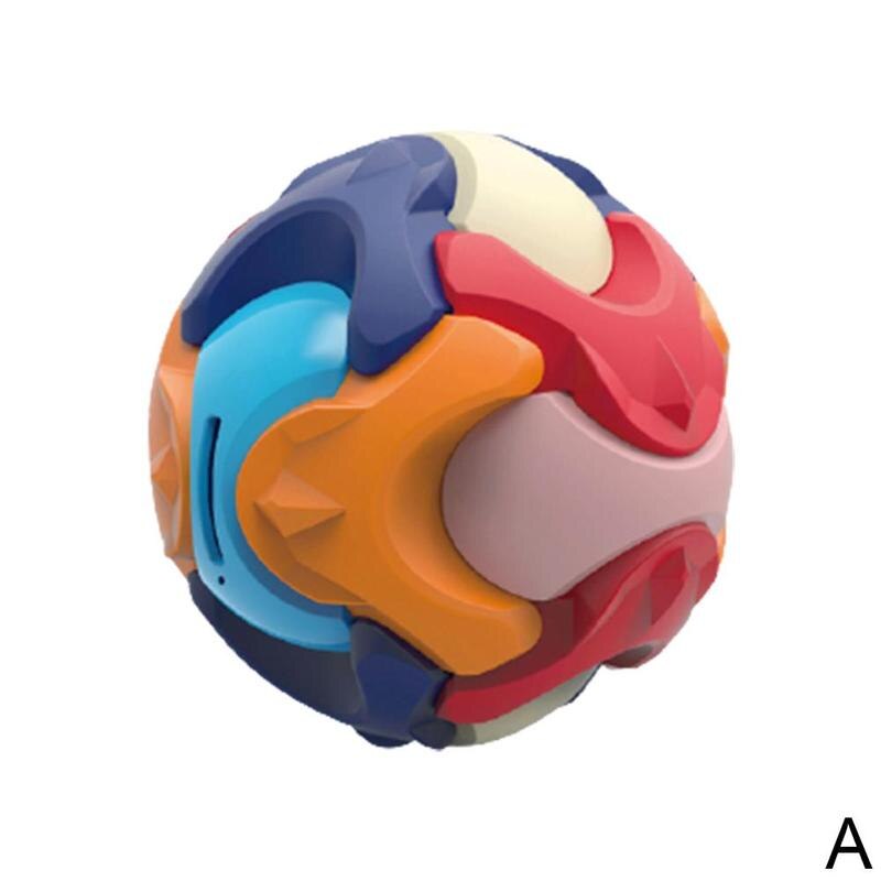 Detachable Building Block Ball Round Ball Piggy Bank Assembled For Children Kids Educational Toys: A