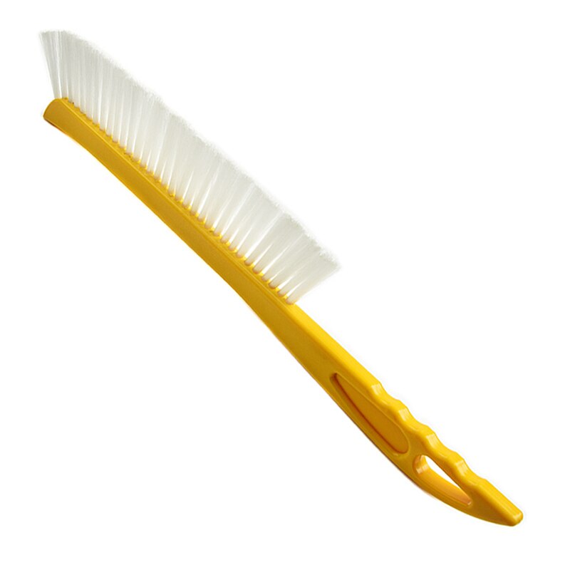 Herramientas de apicultura, cepillo de abeja de barrido de plástico amarillo, equipo de una sola fila, cepillo de abeja con pelo de plástico