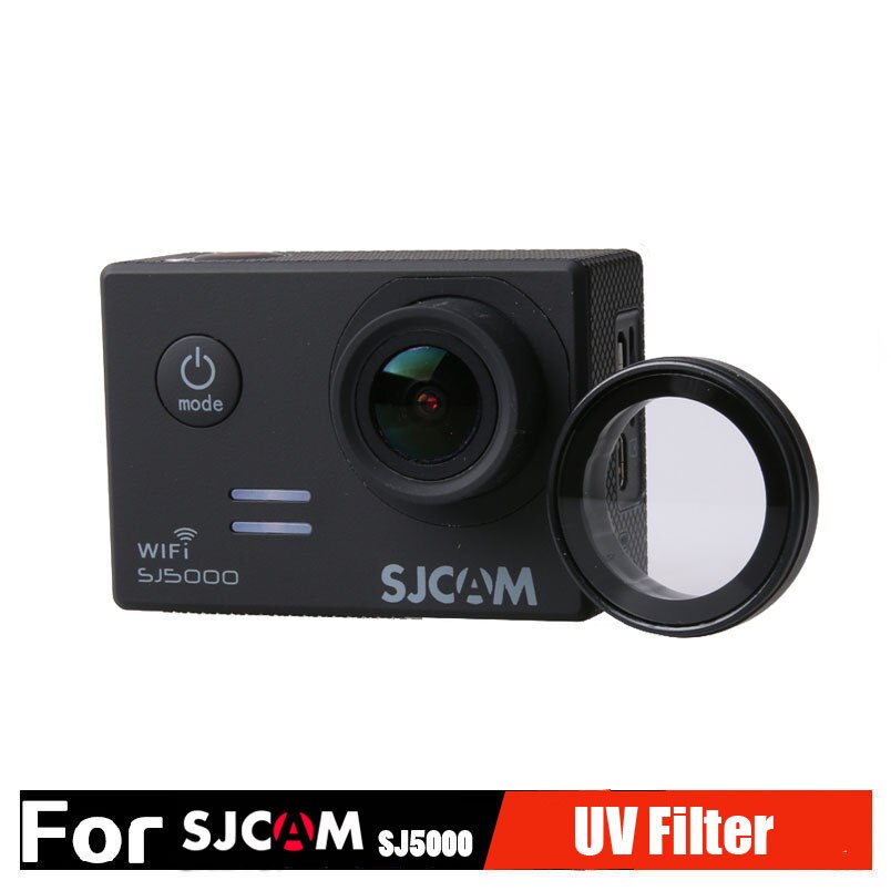 SJ5000 Accessoires UV Filter Cover Lens Beschermende Optische Glas filtors of SJCAM Wifi SJ5000 SJ5000plus SJ5000X