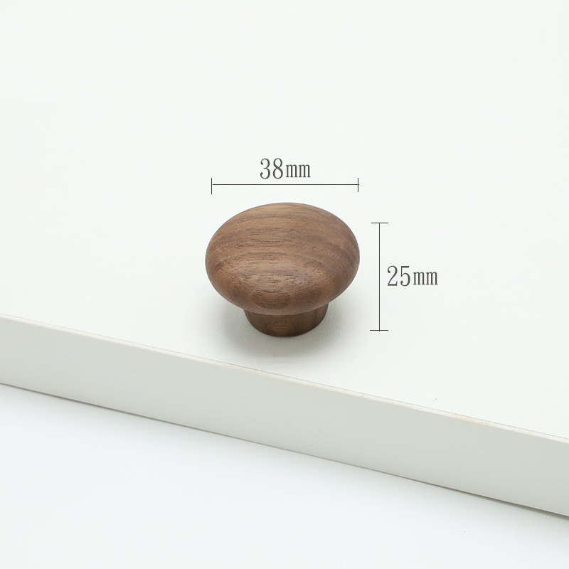 Natural Kitchen Furniture Wooden Handle Solid Wood Handles for Cabinets and Drawers Closet Dresser Wardrobe Pulls Wooden Handles: Silver