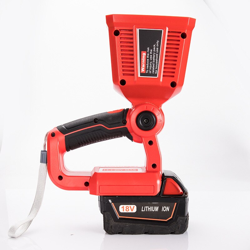 Lampe de travail LED Portable 18w pour Milwaukee M18, avec batterie Li-Ion 18V, éclairage extérieur USB (sans batterie),