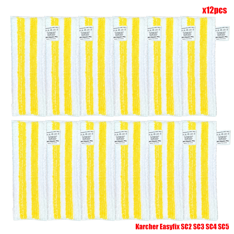 Accessories For Karcher Easyfix SC2 SC3 SC4 SC5 Handheld Vacuum Cleaner Microfiber Cleaning Pad Cover Steam Mop Cloth Rags Parts: Clear