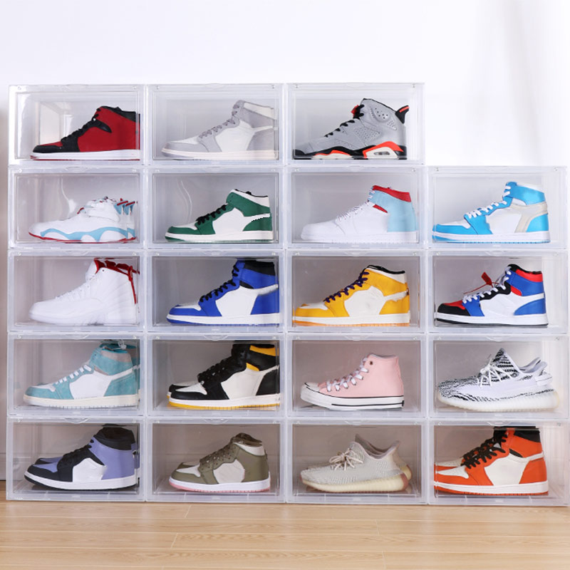 Shoe Box Display Collection Storage Box Transparent Shoe Sneakers Storage Drawer Style Acrylic Shoe Box TP899