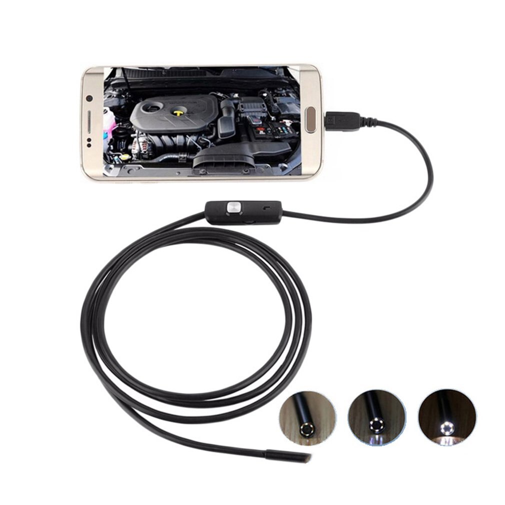 Justerbar android ultra klar trådløs telefon endoskop vandtæt mini kamera mobiltelefon endoskop