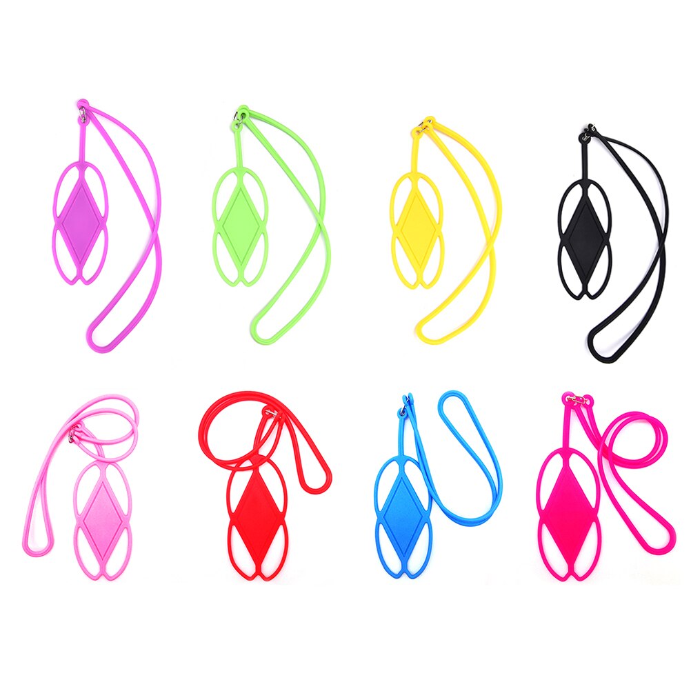 Til iphone 6 7 5s htc samsung xiaomi silikone mobiltelefon lanyard holder cover cover universal telefon halsstrop halskæde slynge