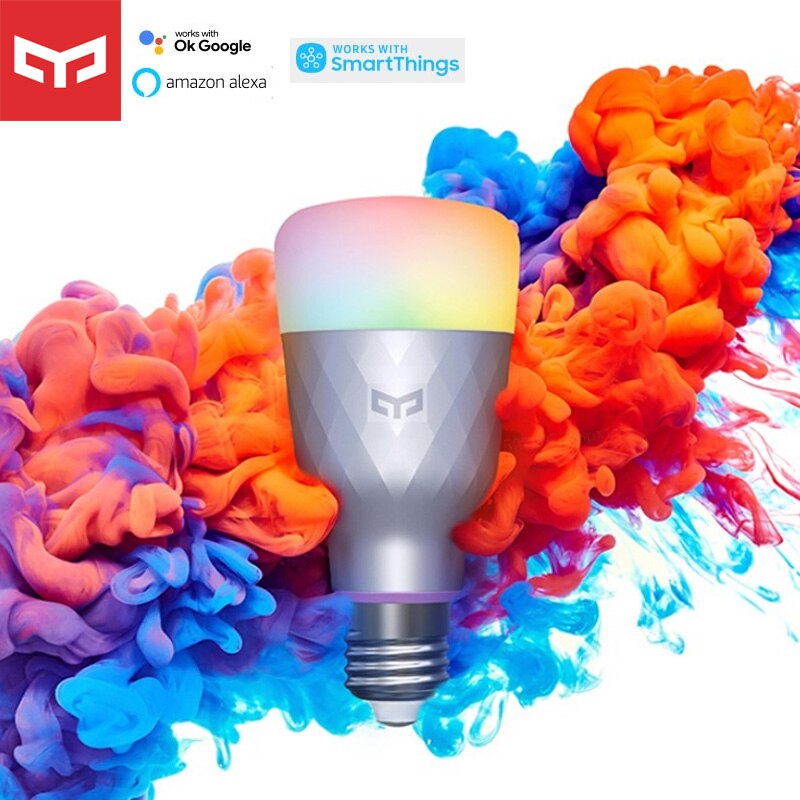 Yeelight Led Slimme Lamp 1S/1SE Rgb Kleurrijke Lamp AC100V-240V E27 Wifi Remote Voice Control Voor Xiaomi En google Assistent: 1SE