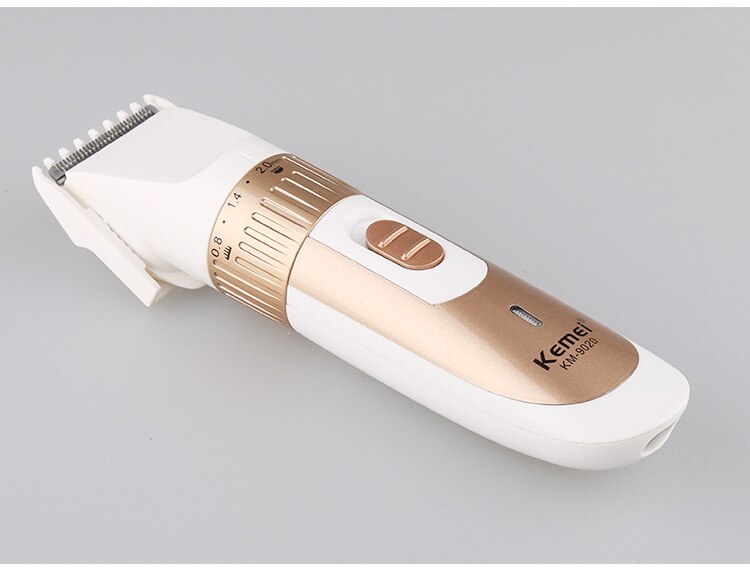 Kemei KM-9020 Wiederaufladbare Professionelle Männer Haar Trimmer Rasierer Elektrische Einzigen Klinge Einstellbar Haar Haarschneidemaschine Schneiden Maschine