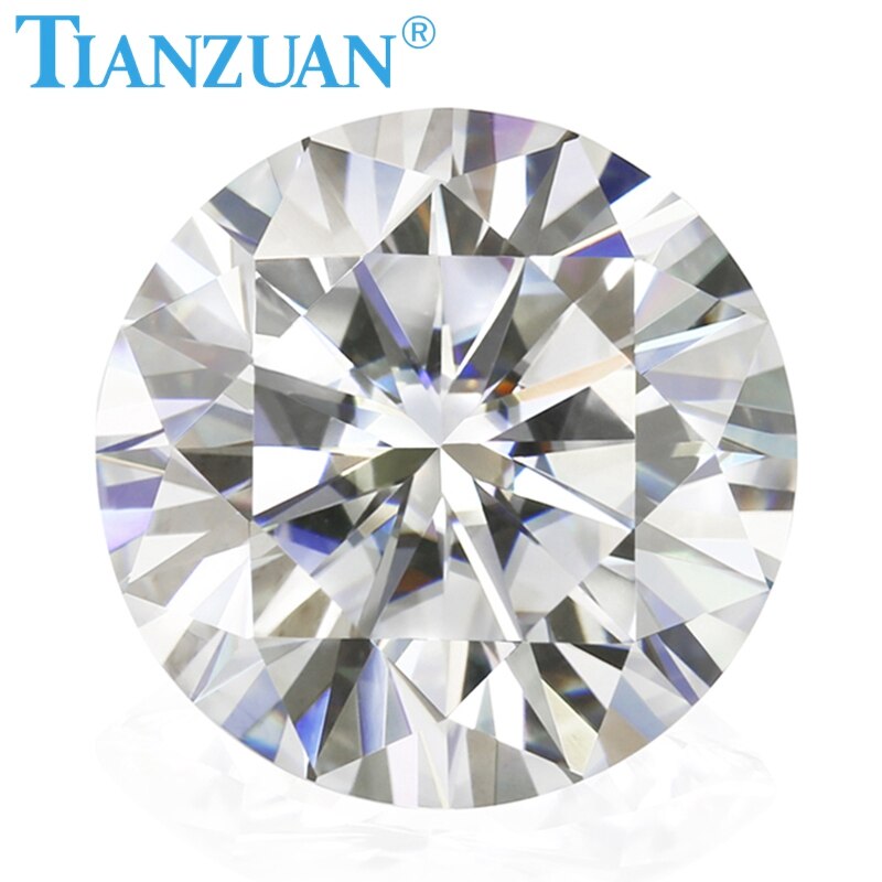 6.5 Mm Df Kleur Wit Ronde Briljant Geslepen Moissanite Losse Edelstenen Steen