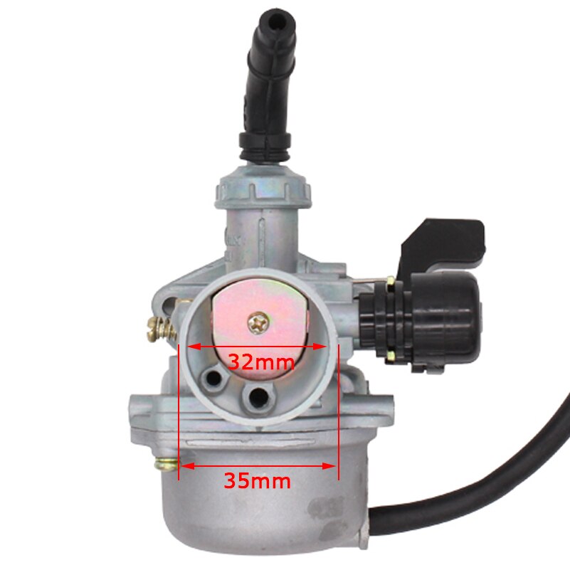 Håndchoke  pz19 19mm carb karburator til 70cc 90cc 110cc motorcykel pit dirt bike quad enduro off road go kart atv