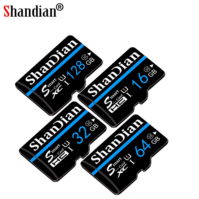 ShanDian Mini TF-Card High-Speed Class10 8GB Memory-Card High Flash-Card 16GB 64GB Micro SD Card 32 gb 128 gb SD Tarjeta