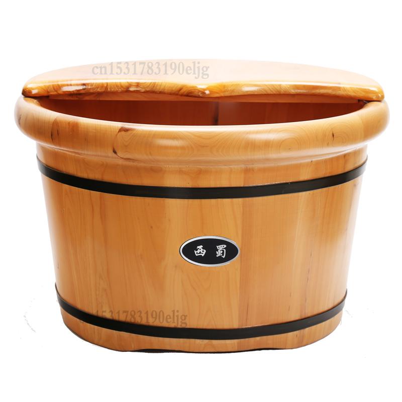 Foot bath barrel cedar foot bath barrel foot bath barrel wooden foot bath barrel solid wood foot bath home