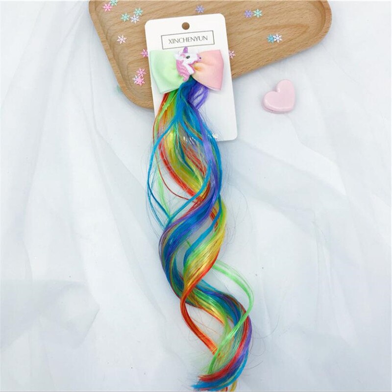 Regenbogen-Haarschleifen-Clips – 2 Stück, Kleine Clips Für Frauen & Mädchen | Bunte Haar-Accessoires