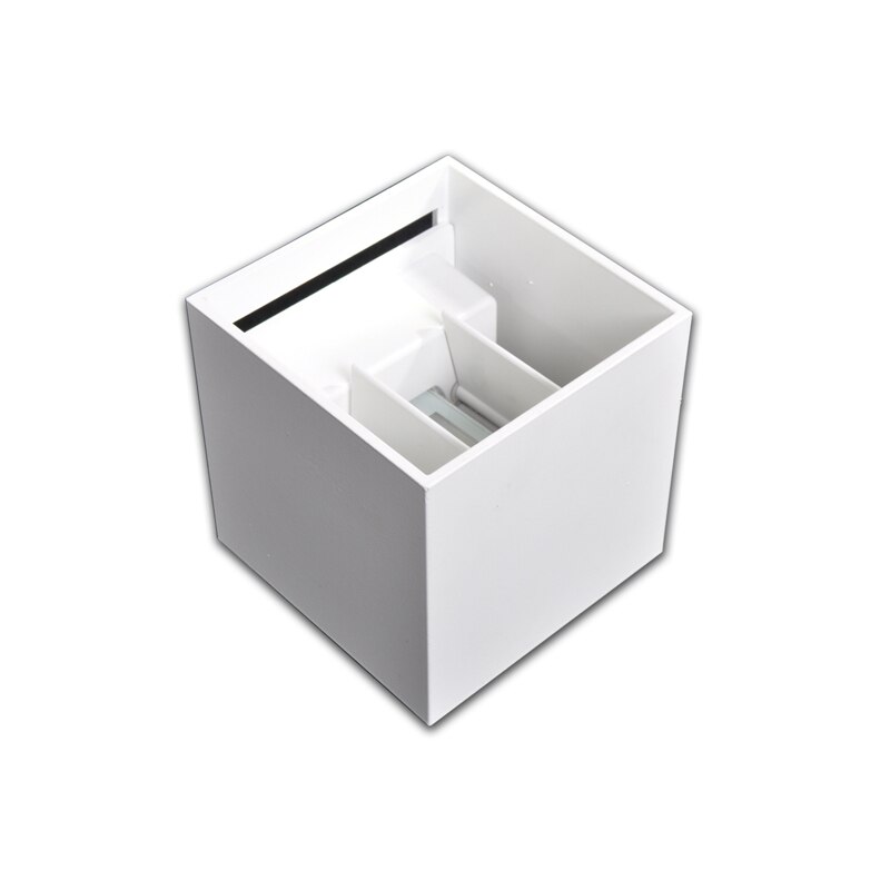 Outdoor wall led lights angle adjustable porch led light waterproof IP65 wall sconce White/black cube led wall mount Lamps: White Body / White