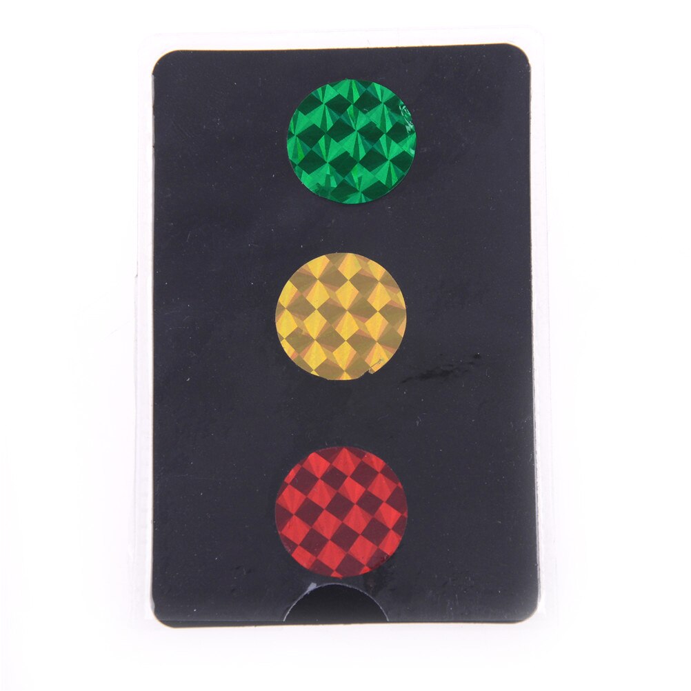 1Set Funny Magic Traffic Light Magic Stop Light Card Super Easy Magic Toys Close Up Illusion Accessories