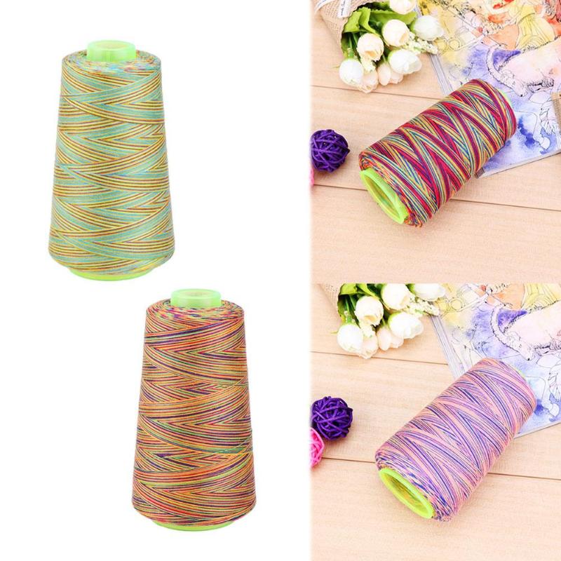 arc-en-ciel point de croix fils à coudre fil Textile tissé ligne de broderie accessoires de couture outils de bricolage