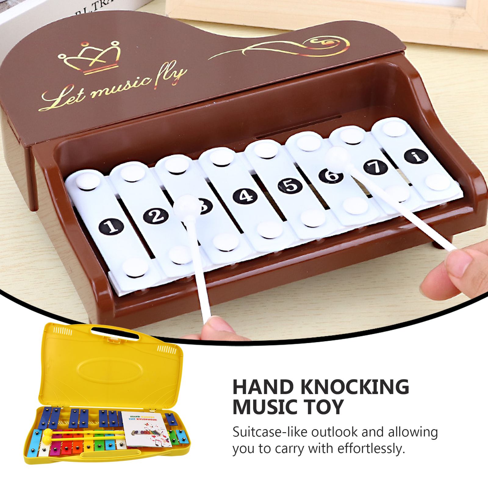Muziekinstrument Speelgoed Kids Glockenspiel Xylofoon Educatief Speelbal