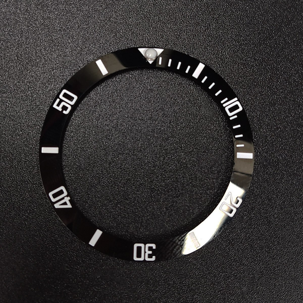 38*30.8mm Sloping Luminous Ceramic Bezel Insert Divers Replacement of watch accessories parts: No.8
