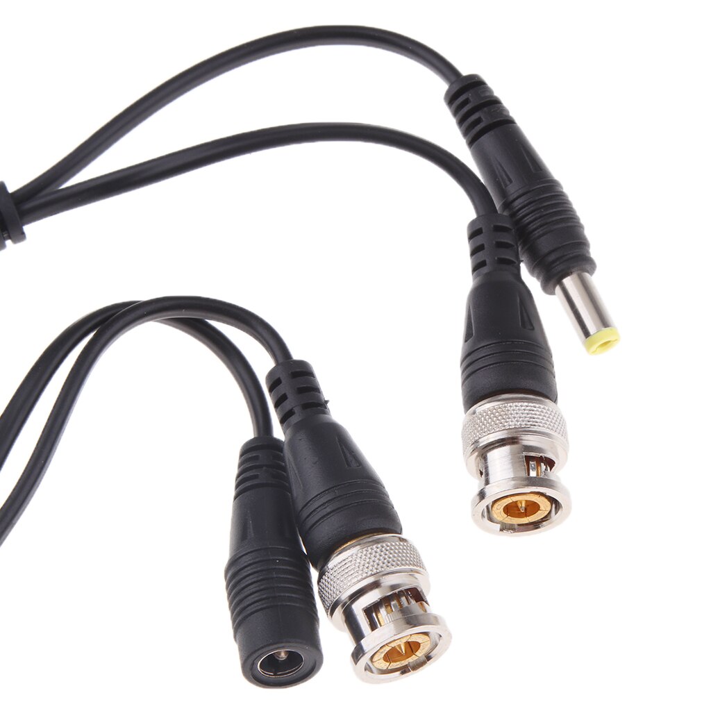 2Pcs ABS Video Balun Video Balun Transceiver Video Balun Passive Black