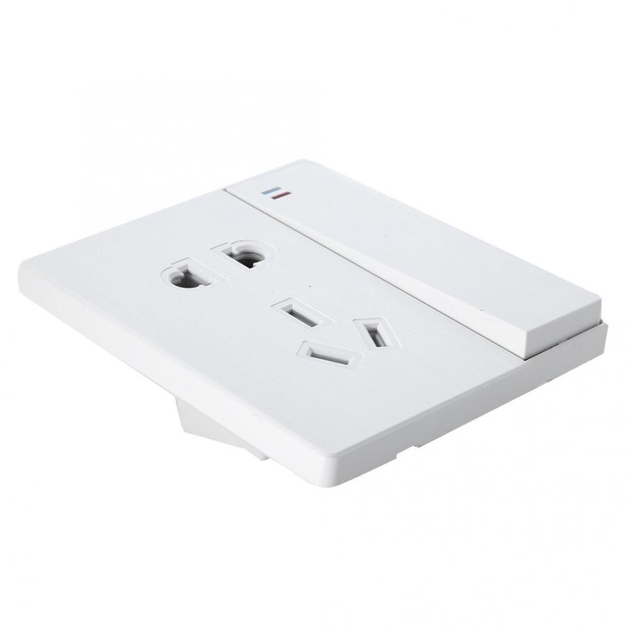 Wall Mounted Wall Socket Outlet with Switch for Home Bedroom Bathroom Chinese Plug 220V