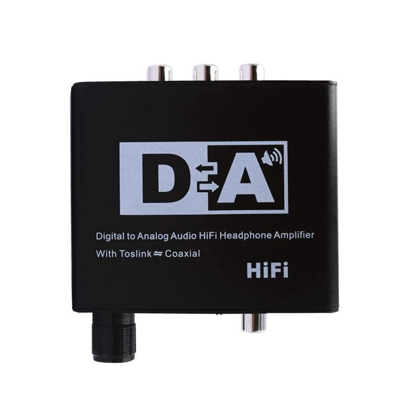 Neue kopfhörer verstärker faser koaxial HIFI Digital zu analog Digital fiber koaxial Simulation EU Stecker