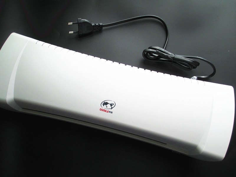 update SL200 A4 Document Photo /Cold Thermal Laminating Machine Laminator EU Plug with 10pcs plastic film
