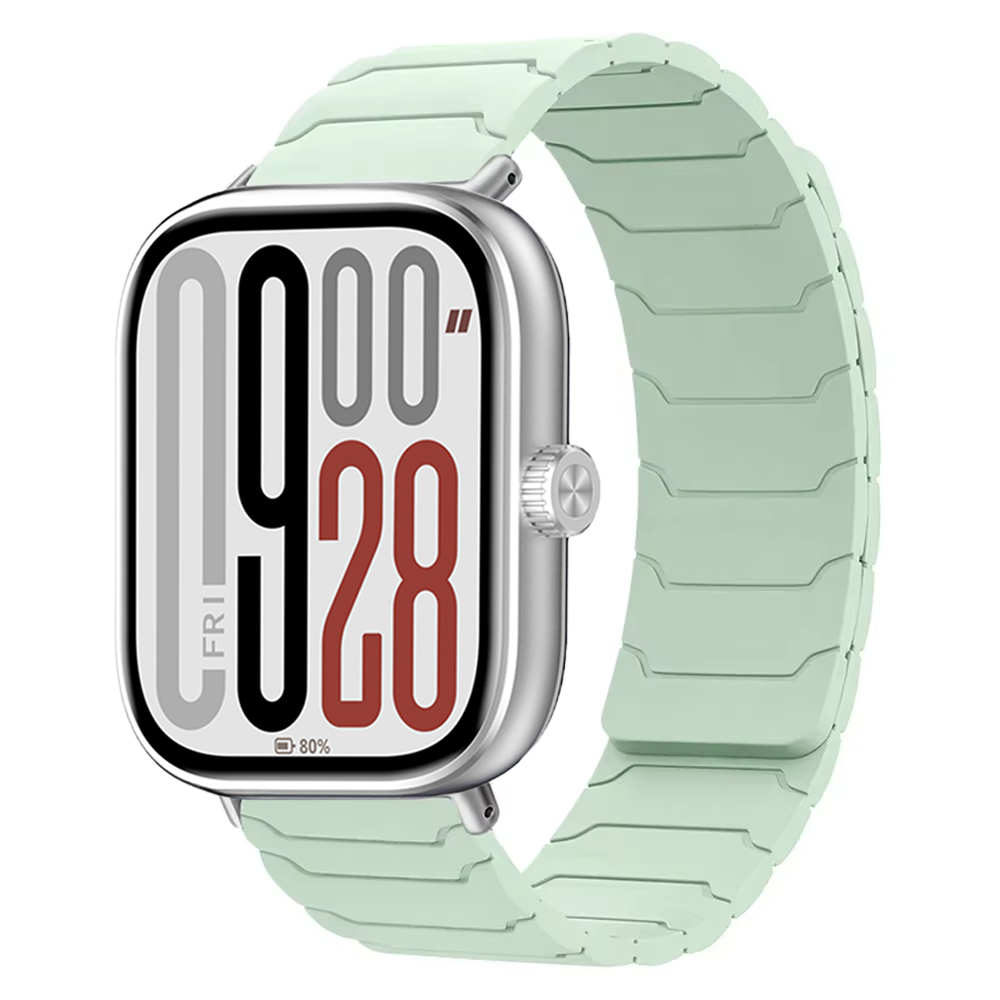 Bracelet en Silicone souple pour montre Redmi 5/4, magnétique, confortable, de remplacement, Xiaomi MiBand 9 Pro/8 Pro