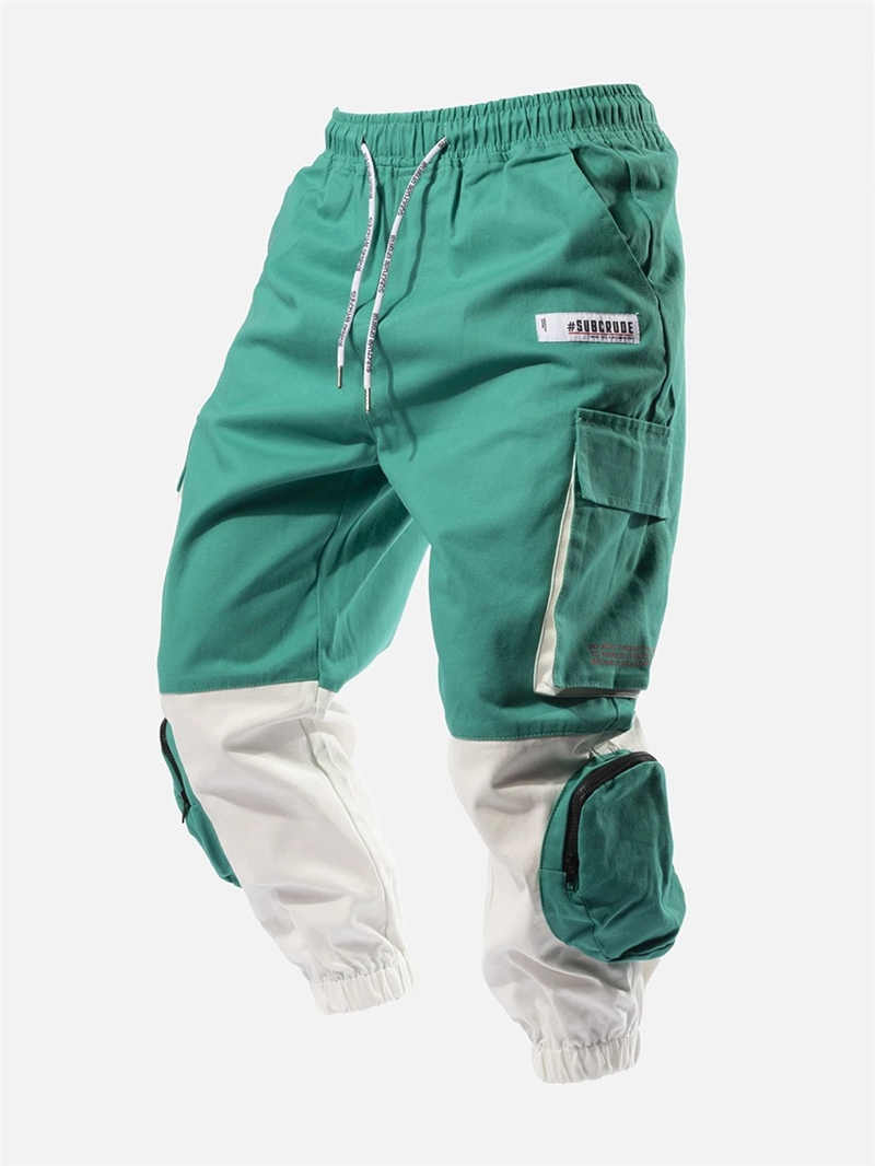 Pantalon droit rétro de Style coréen pour hommes, décontracté, ample, couleur verte sauvage, pour outillage, automne M-XXXL