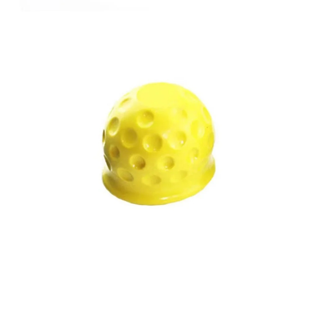Gloednieuwe 50MM trekhaakbal afdekking, universele trekhaakbal beschermkap, auto-accessoires.: Geel