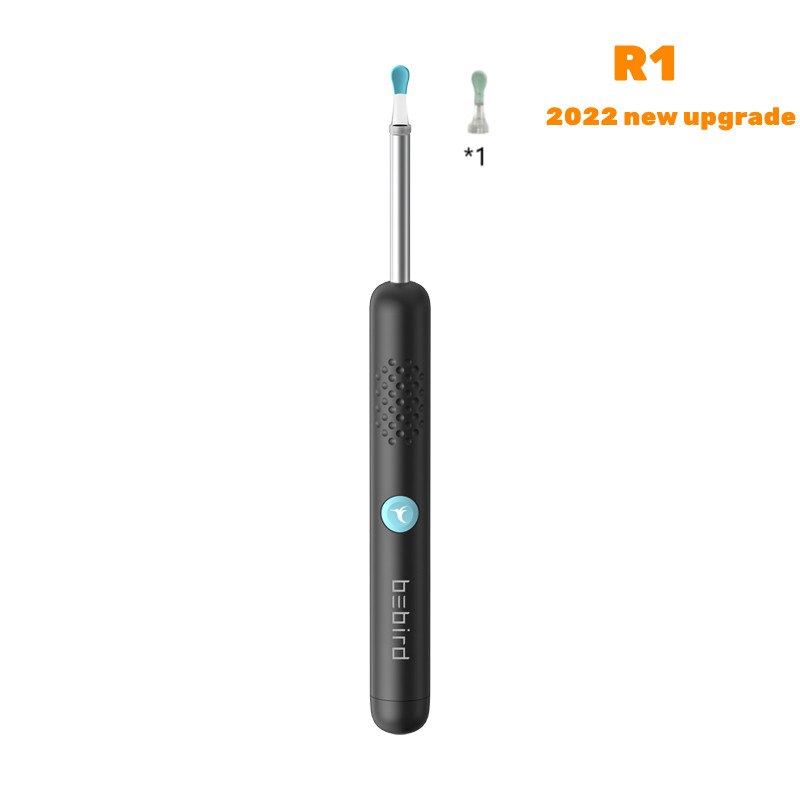 Bebird R3 R1 Visual Ear Cleaning Tool Minifit 300W High Precision Wax Removal Mini Camera Otoscope Health Care Ear Cleaner: New Bebird R1 Black