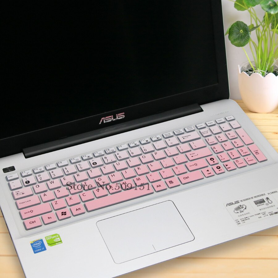 15.6 pouces clavier d'ordinateur portable En Silicone De Protection Couverture de Clavier Pour Asus A555U A541U F555Y D555Y F555 X555S F555UJ R556L X552W