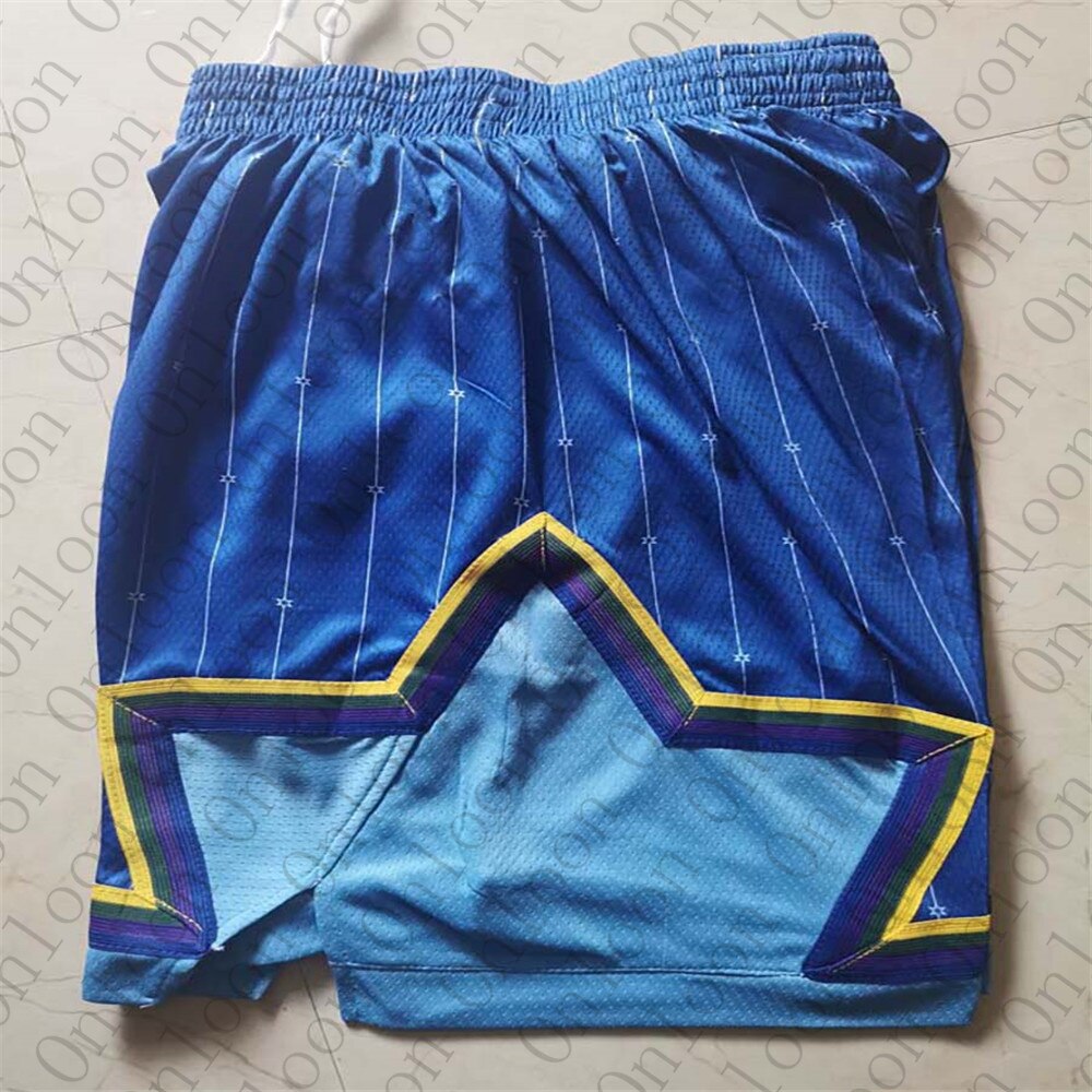 Mens American Basketball Breve Chicago Ricamo Shorts Sport Pantalones Cortos Hombre breve cestino