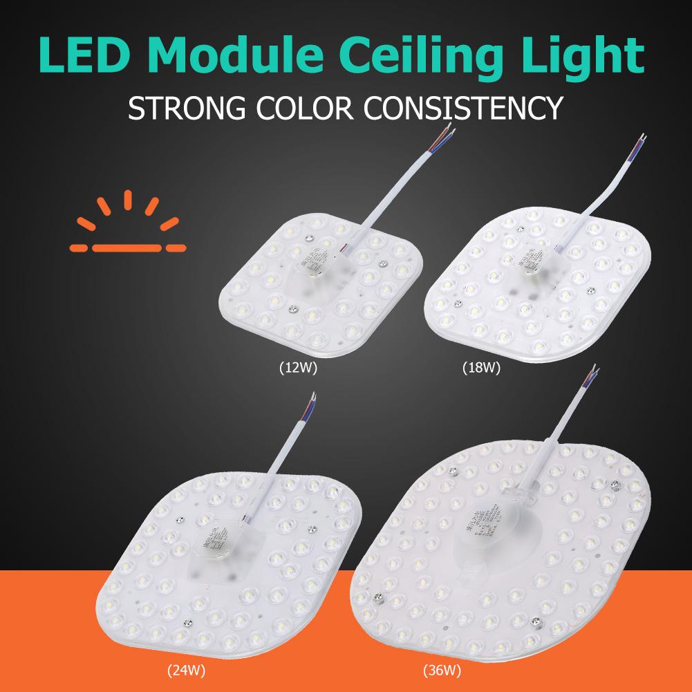 220V Led Module Lichtbron Plafond Lamp 6000-6500K Smd Led Chip Vierkante Inbouwen Sterven Thuis Woonkamer keuken Magneet Verlichting