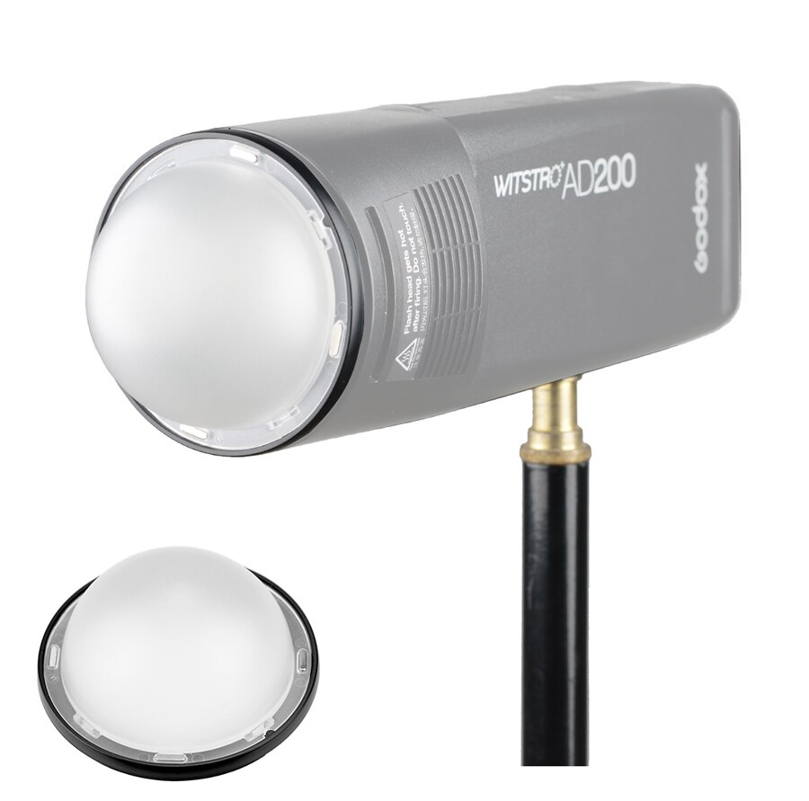 Godox – diffuseur de dôme AK-R11, Compatible avec tête de Flash ronde Godox H200R, série de Flash Godox V1 V1-S, V1-N, V1-C, AD200 Pro AD200