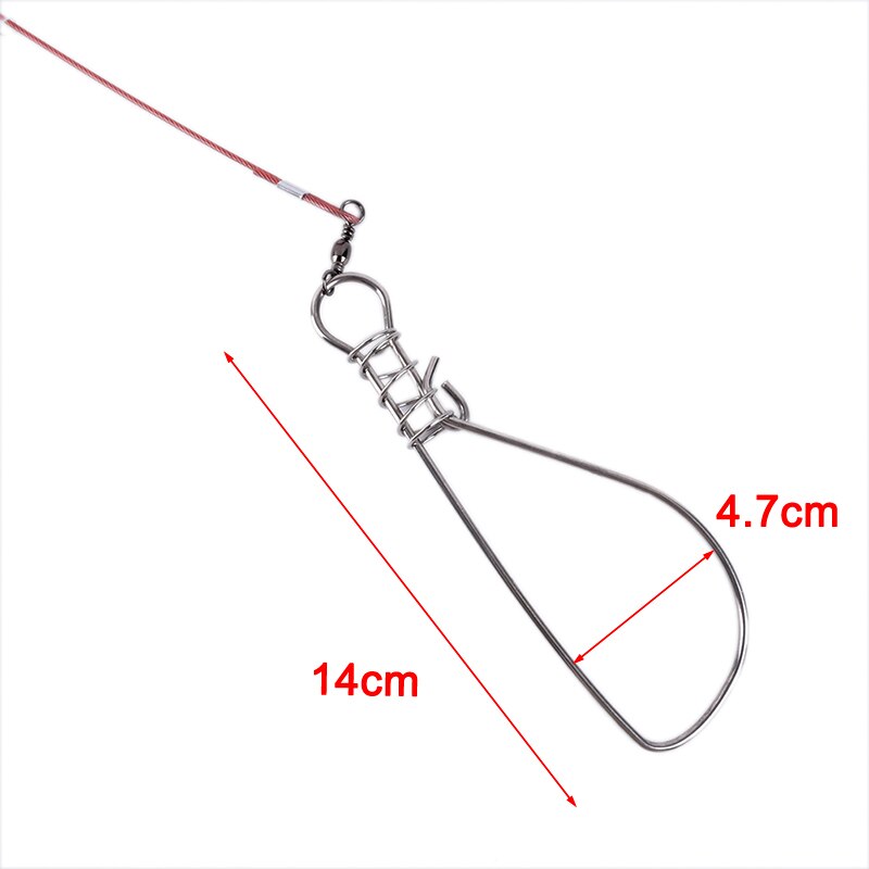 PêChe Stringer Boucle de Verrouillage de PêChe en Acier