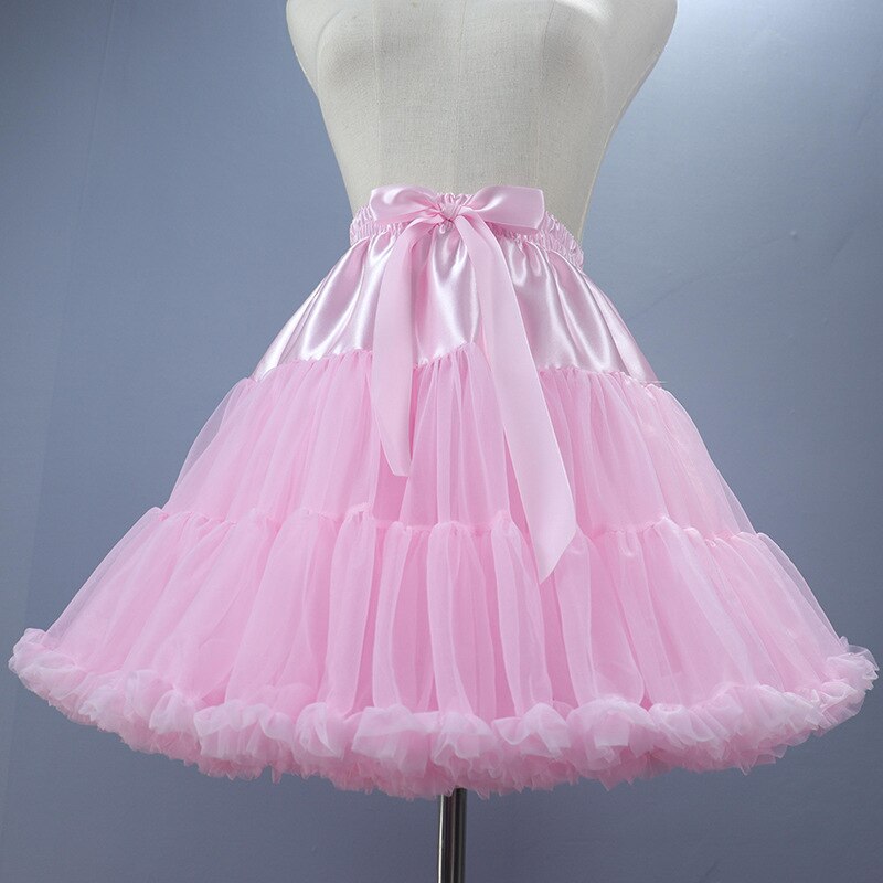 White Black Lolita dress skirt Petticoats 2022 Jupon lolita petticoat underskirt Falda Cerceau mariage: Pink