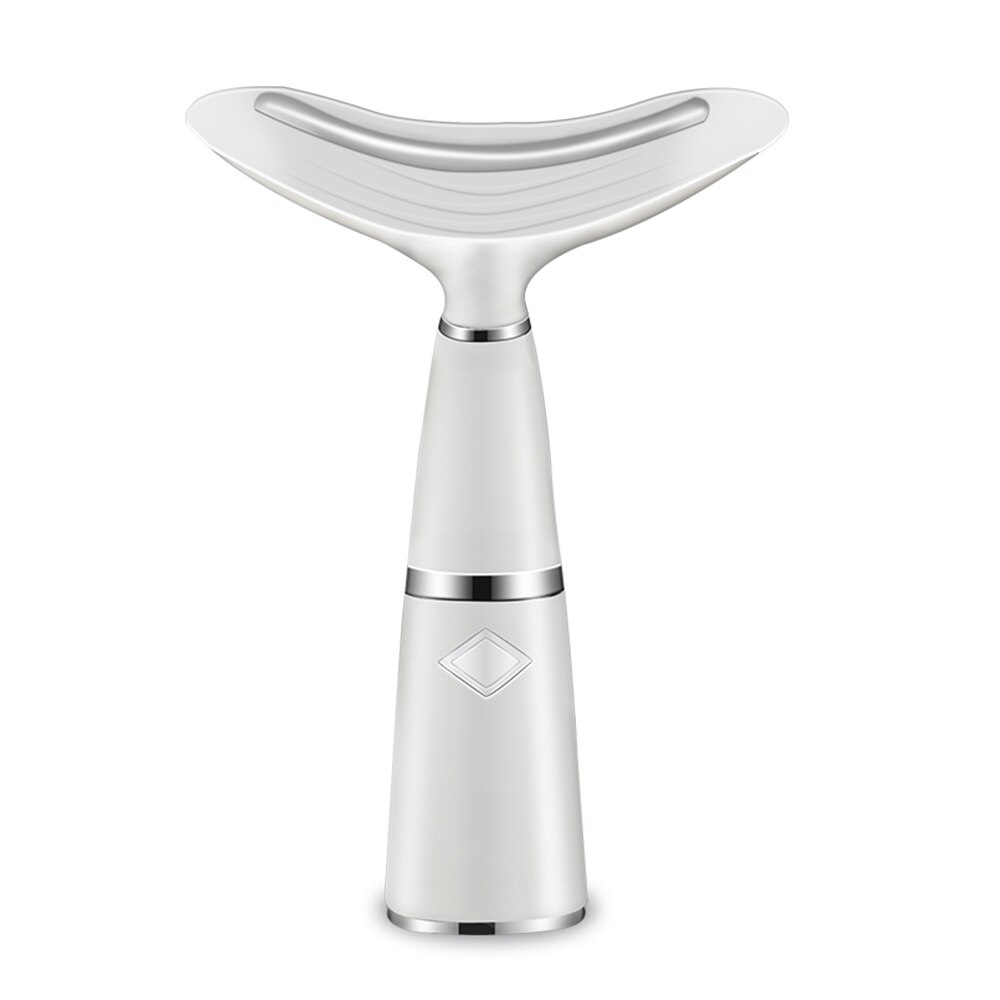 3 Colors LED Photon Therapy Neck and Face Lifting Tool IPL Vibration Skin Tighten Reduce Double Chin Anti-Wrinkle Remove Device: Default Title