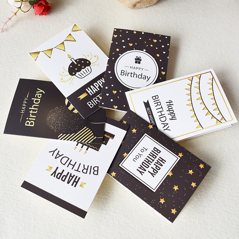 Happy Birthday Card 3D Birthday Cake Pop-Up Cards Flowers Birthday Card Anniversary Party Supplies